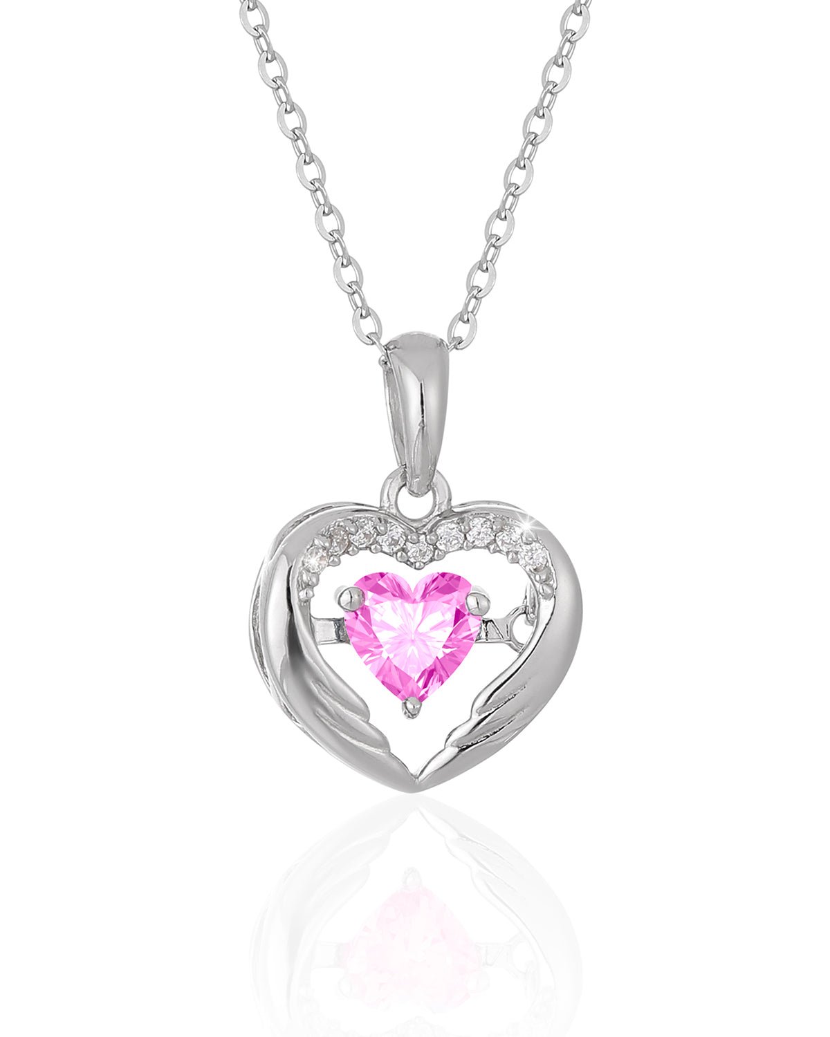 Dancing Heart Pendant Necklace