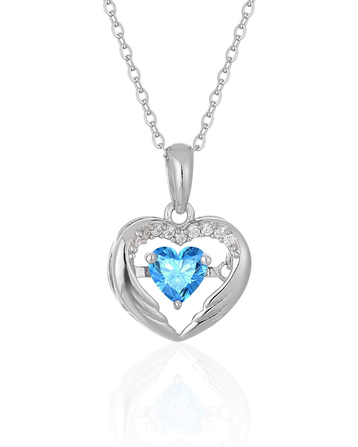 Dancing Heart Pendant Necklace