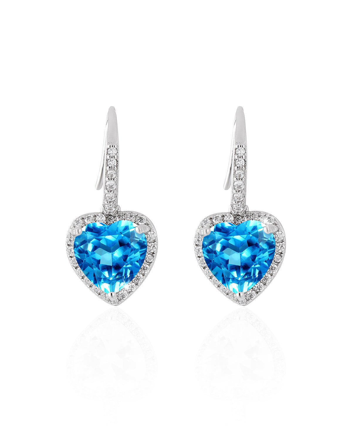 JL JLORRIE Heart Charm Earrings