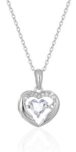Dancing Heart Pendant Necklace