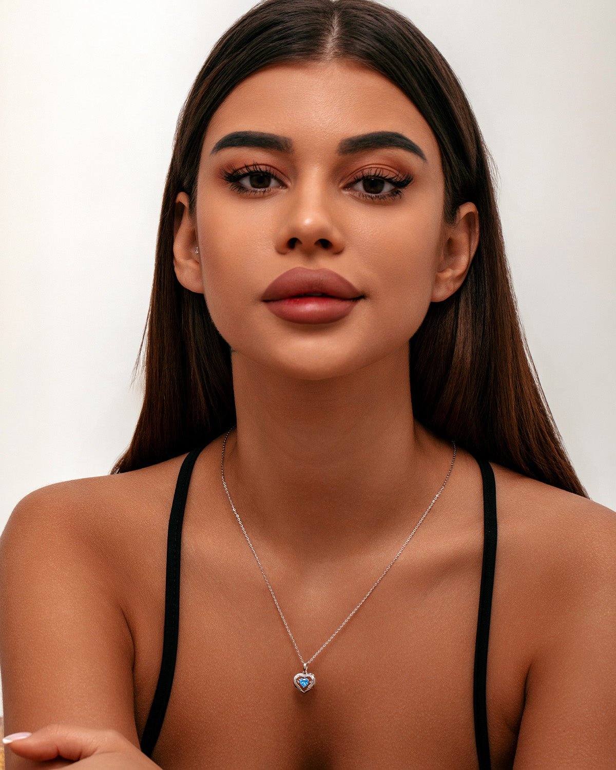 Dancing Heart Pendant Necklace