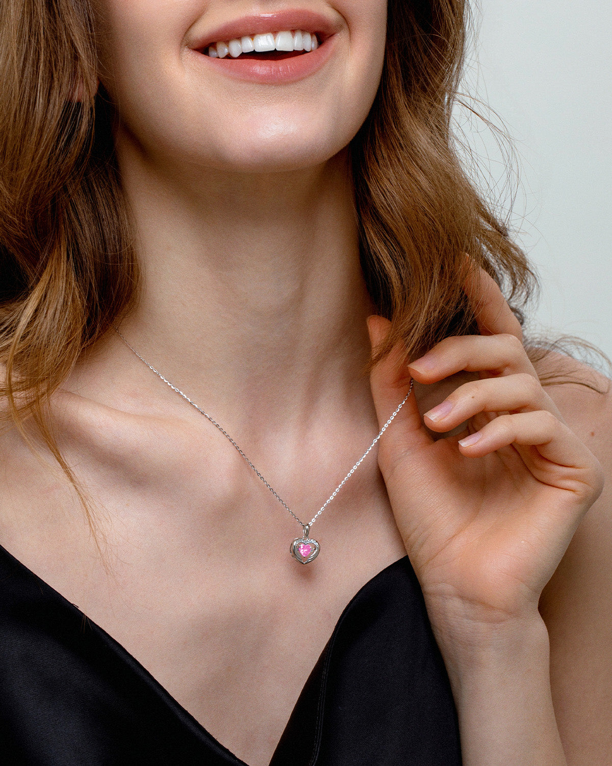 Dancing Heart Pendant Necklace