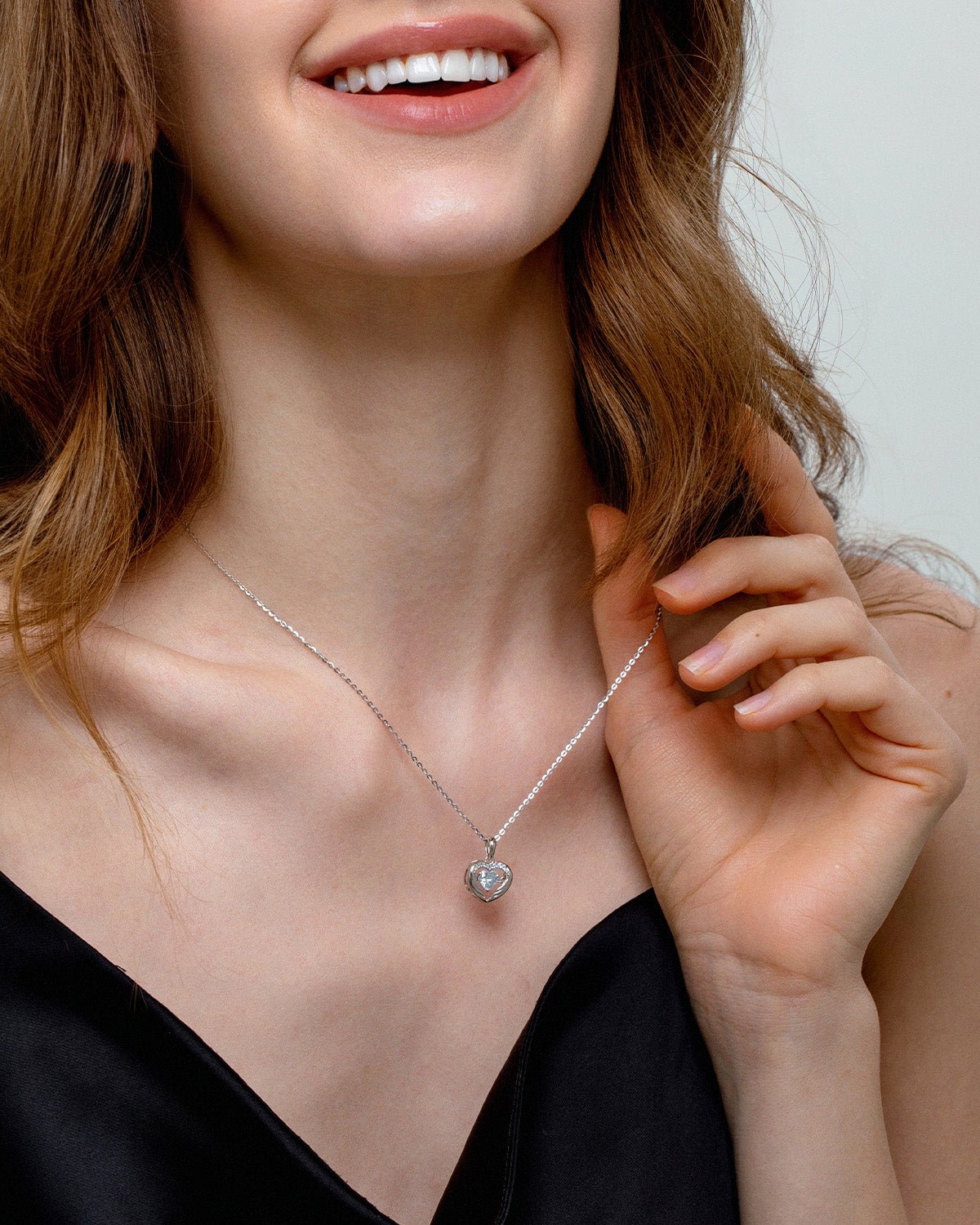 Dancing Heart Pendant Necklace