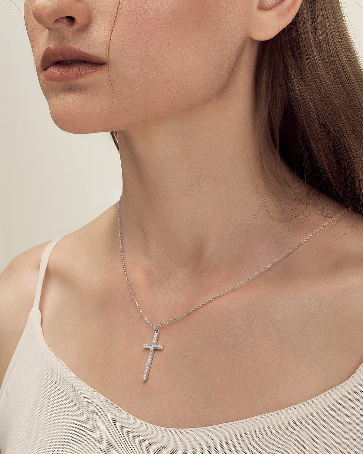 Classic Cross Pendant Necklace