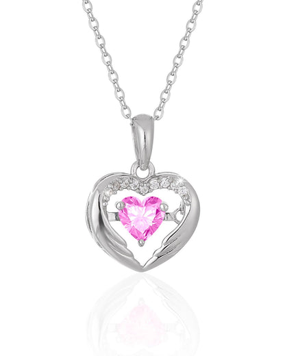 Dancing Heart Pendant Necklace