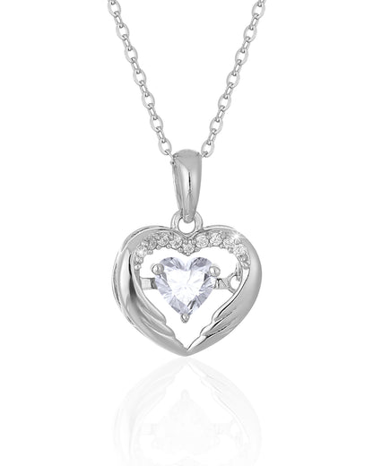 Dancing Heart Pendant Necklace