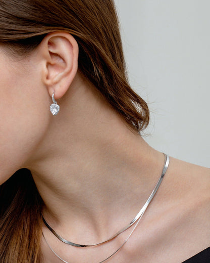 JL JLORRIE Heart Charm Earrings
