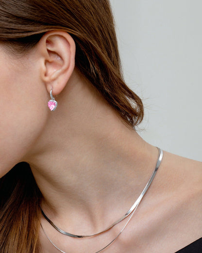 JL JLORRIE Heart Charm Earrings