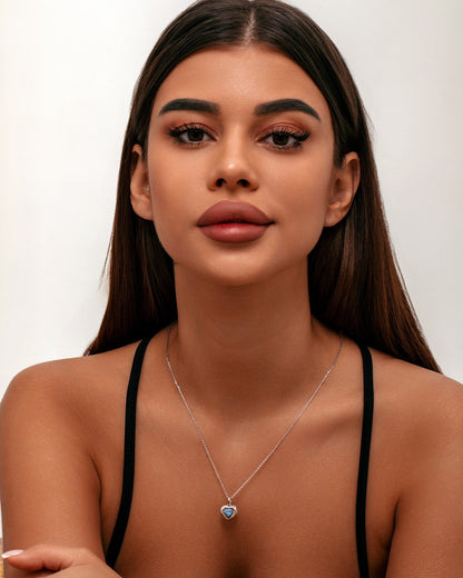 Dancing Heart Pendant Necklace