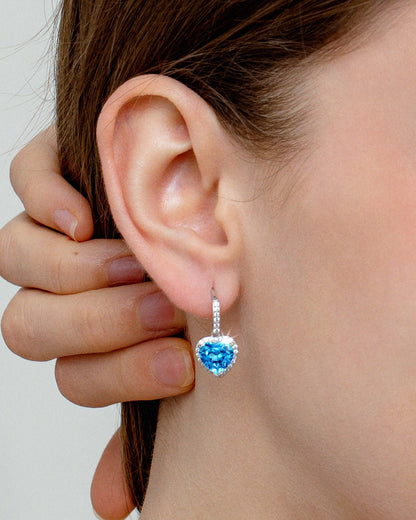 JL JLORRIE Heart Charm Earrings