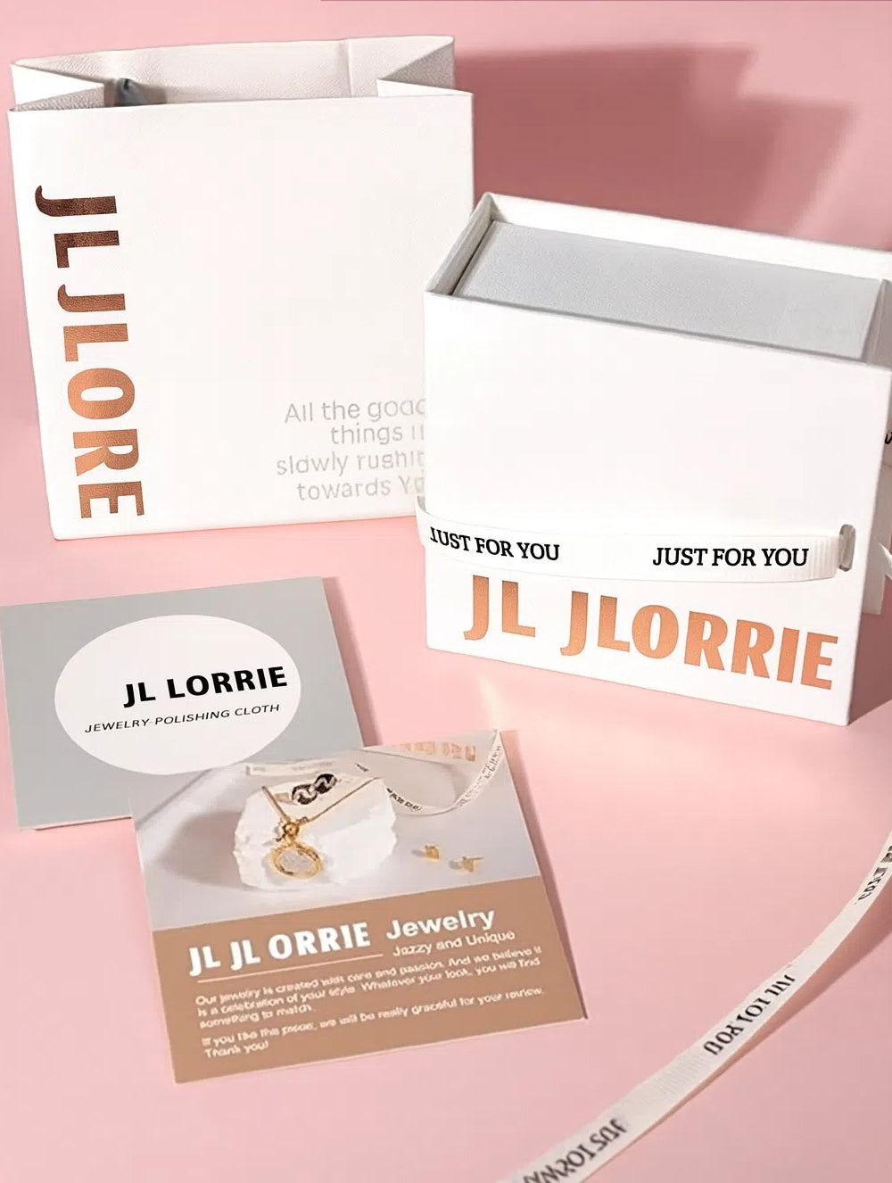 JL JLORRIE Heart Charm Earrings