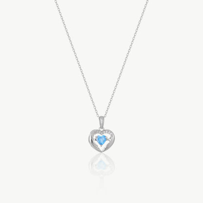 Dancing Heart Pendant Necklace