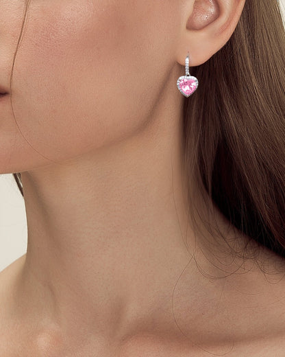 JL JLORRIE Heart Charm Earrings